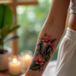 Elephant Flower Tattoo 00001