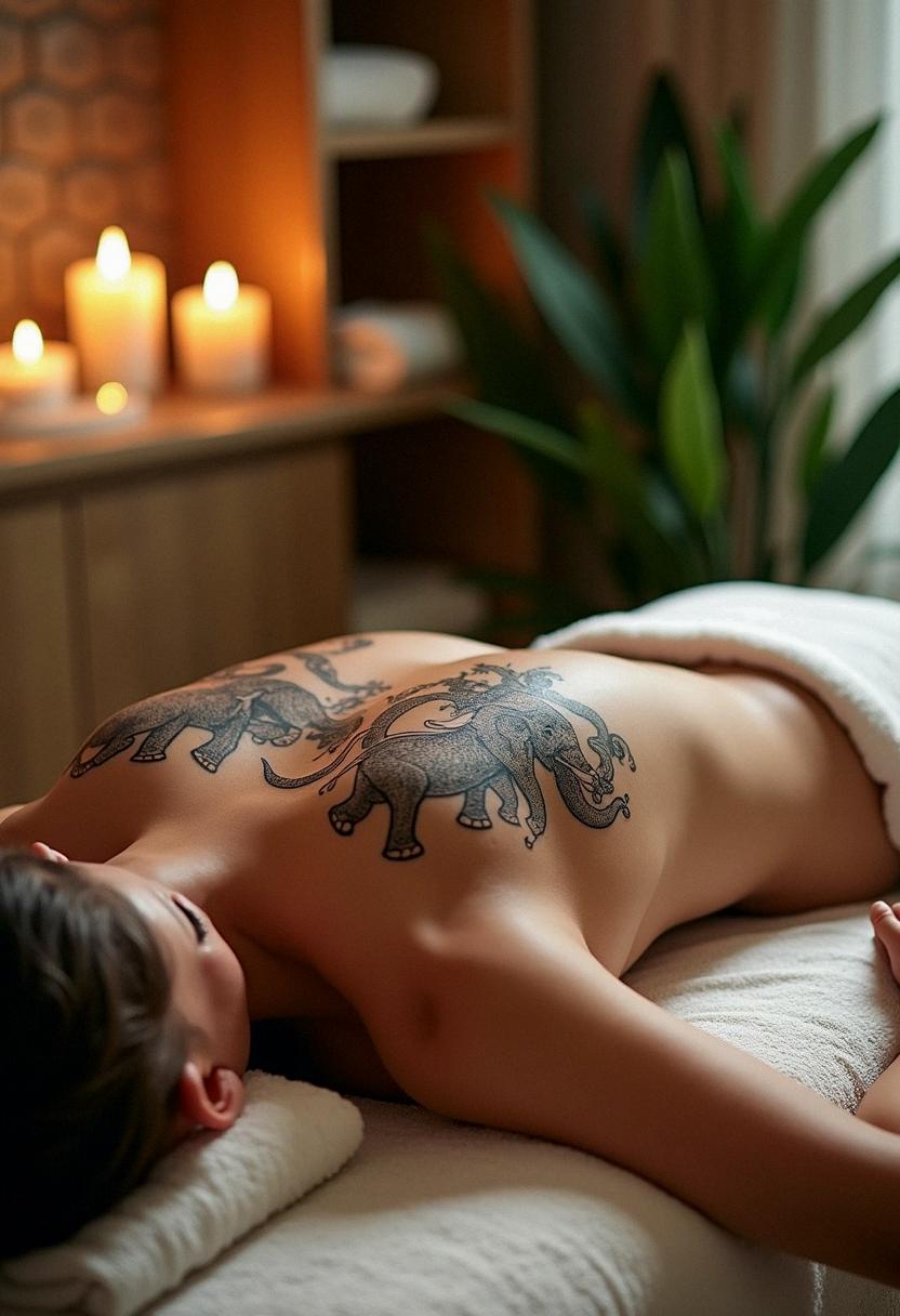 elephant tattoos