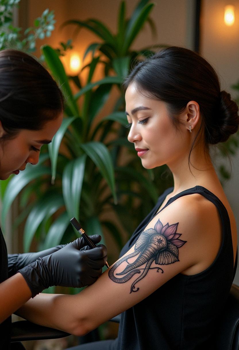 elephant tattoos