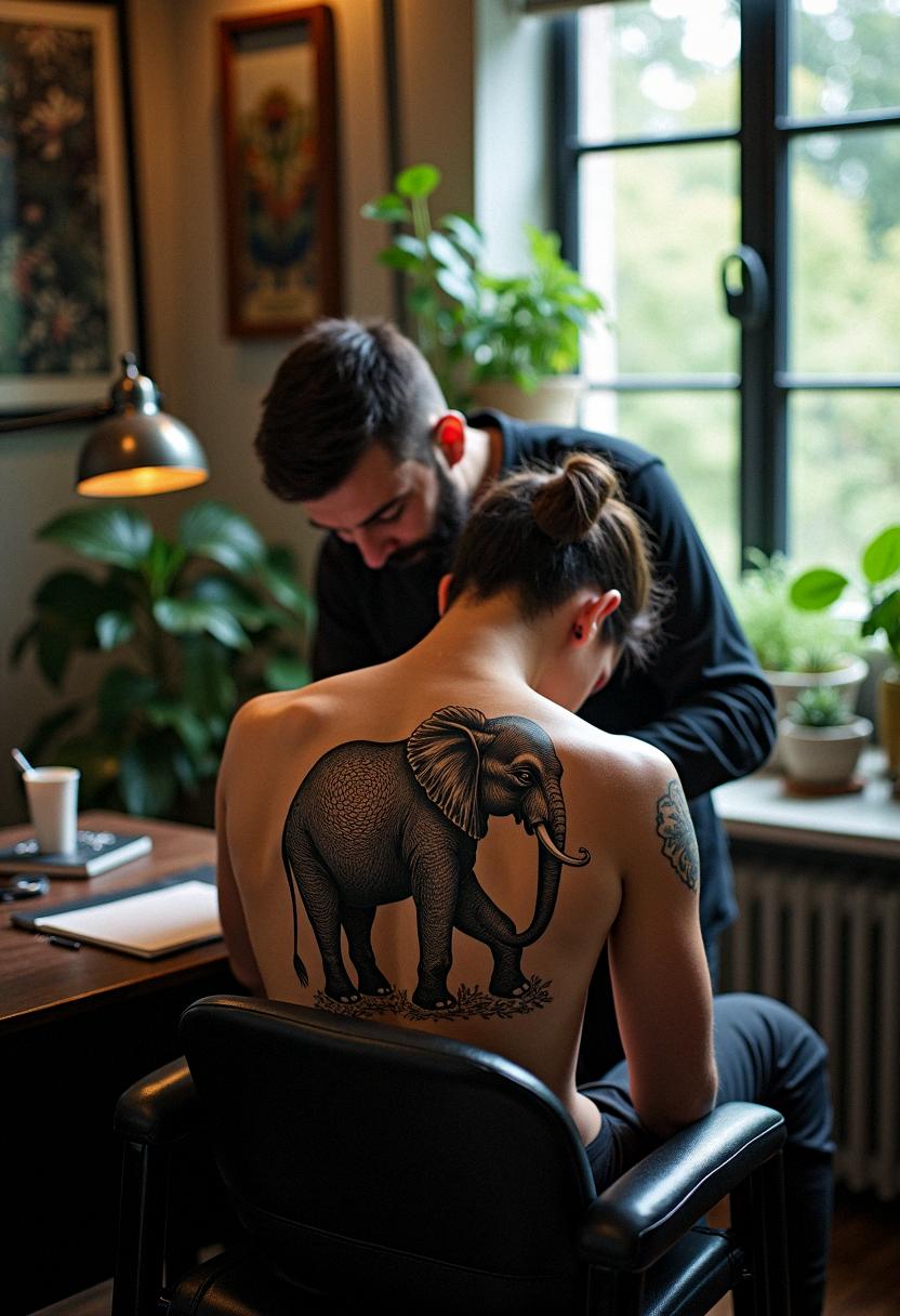 elephant tattoos