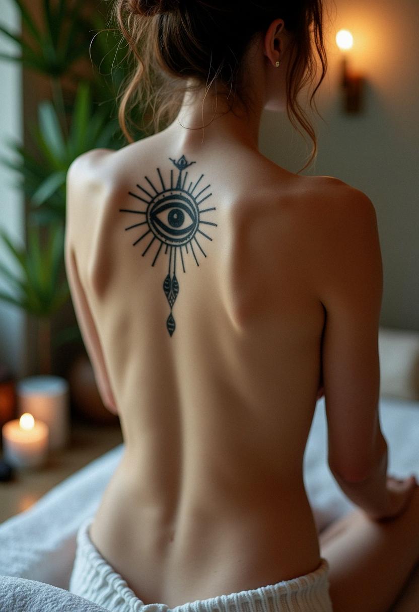 evil eye tattoo
