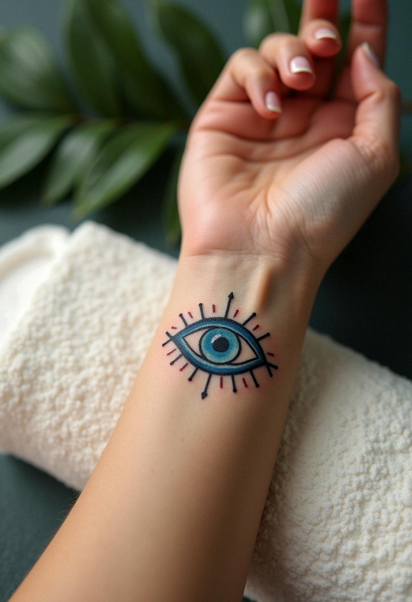 evil eye tattoo