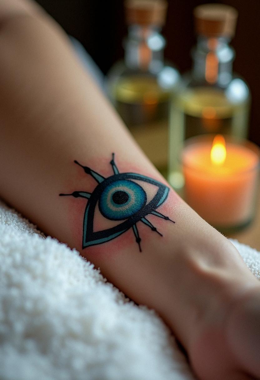 evil eye tattoo