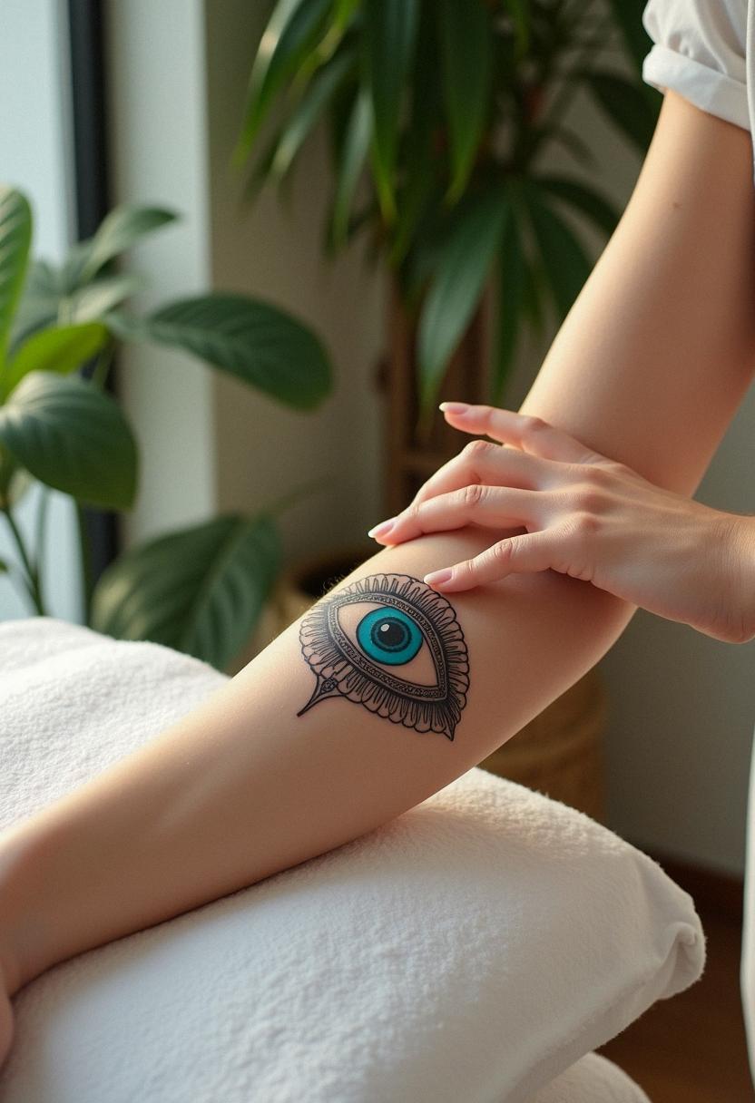 evil eyeball tattoo