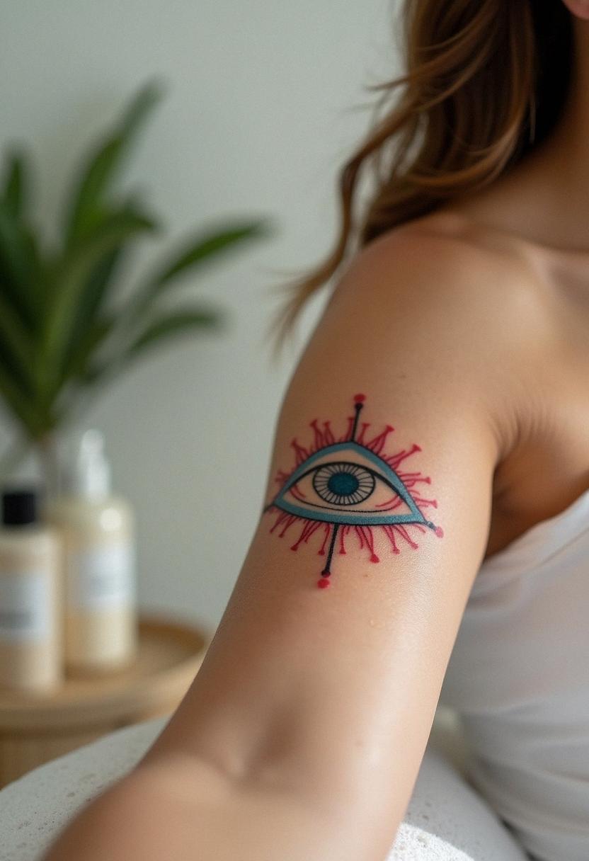 evil eyeball tattoo