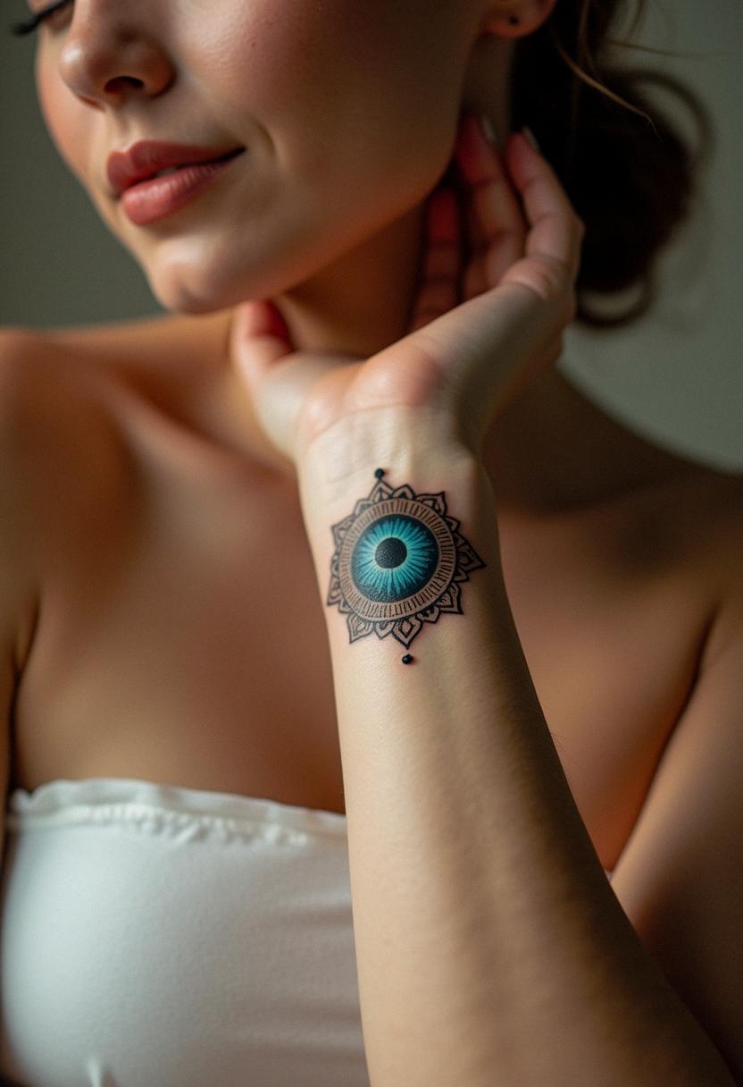 evil eyeball tattoo