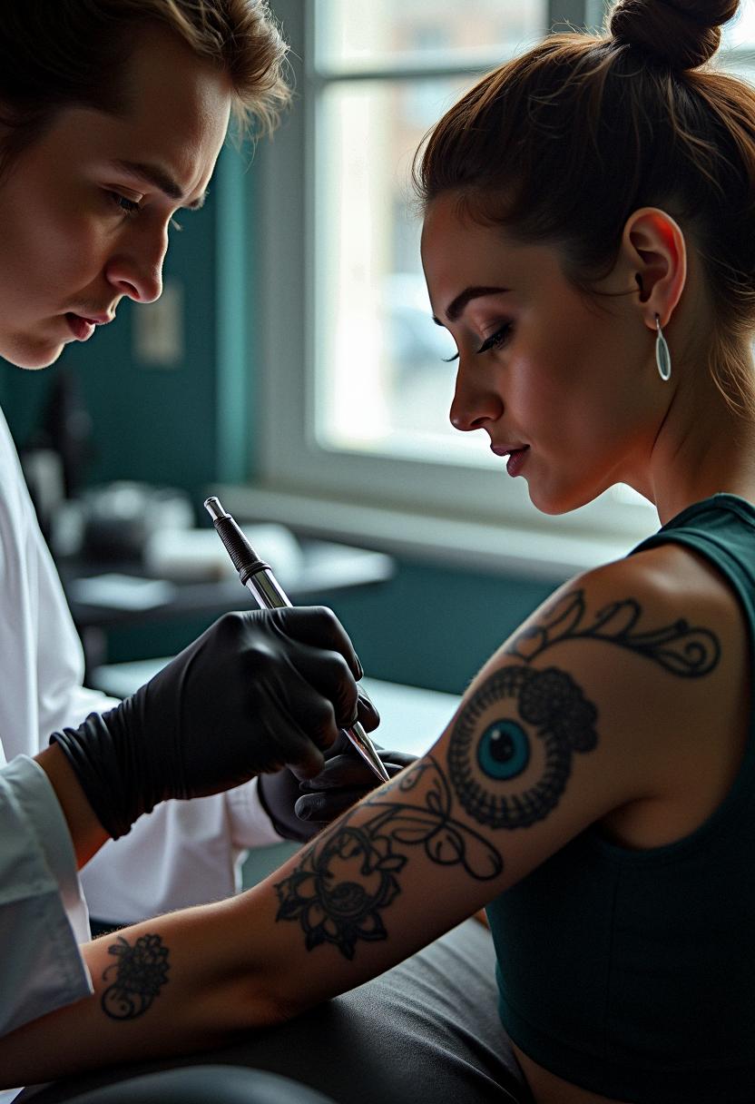 evil eyeball tattoo