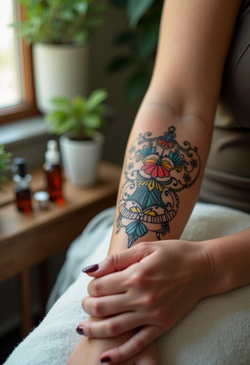 fake skin tattoo