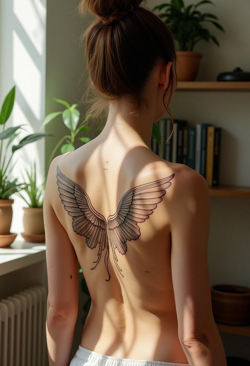 fallen angel tattoo