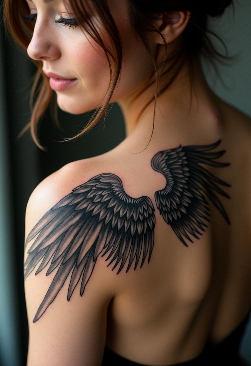fallen angel tattoo