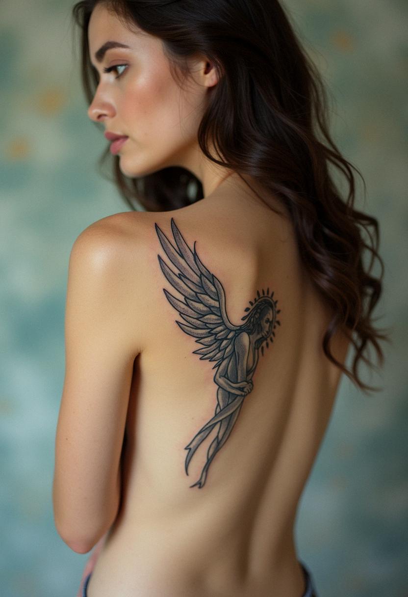 fallen angel tattoo