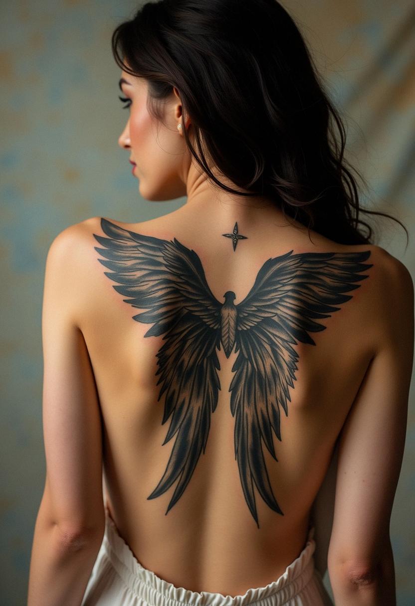 fallen angel tattoo