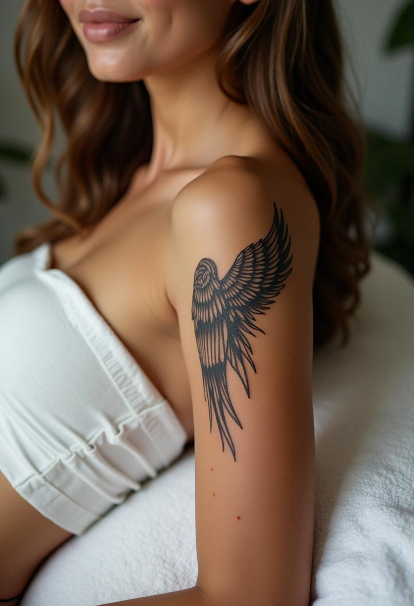 fallen angel tattoo