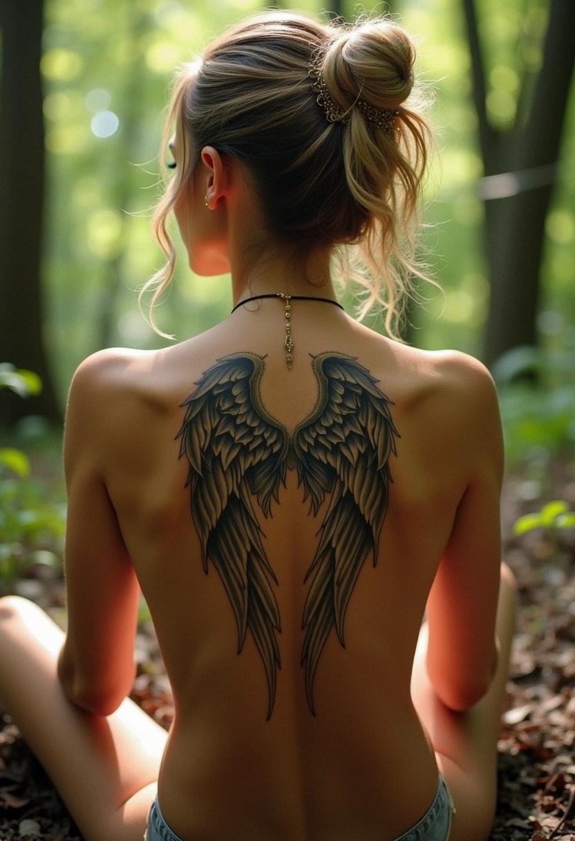 fallen angel tattoo