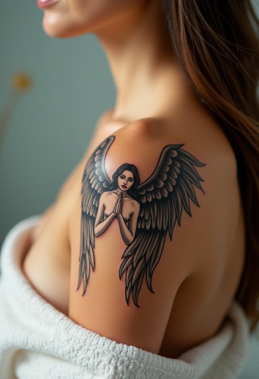 fallen angel tattoo
