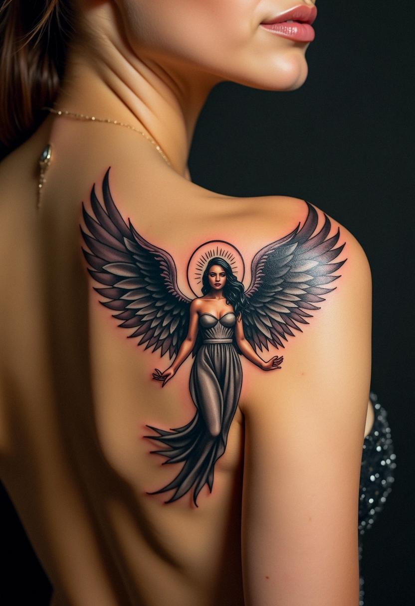 fallen angel tattoo