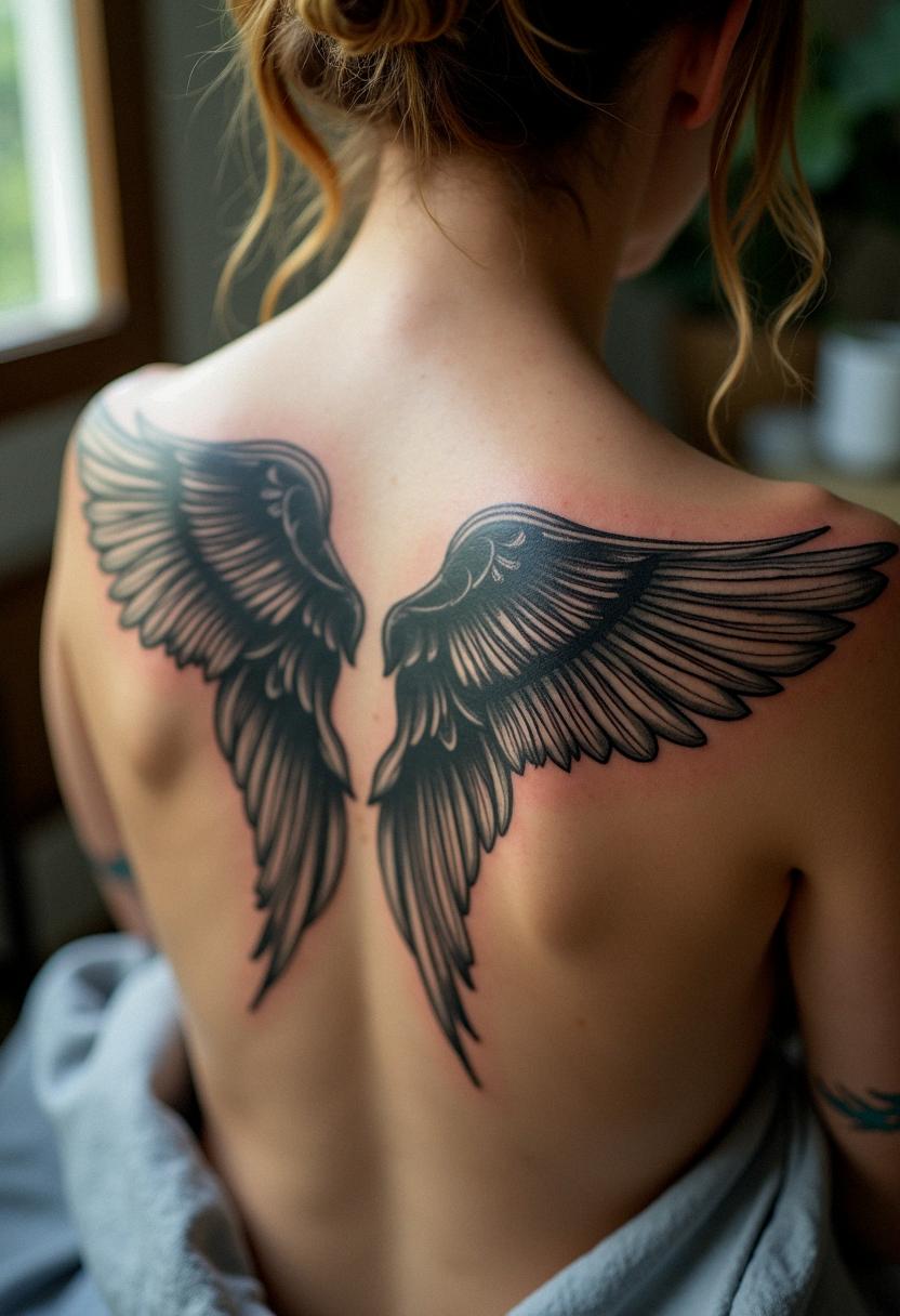 fallen angel tattoo