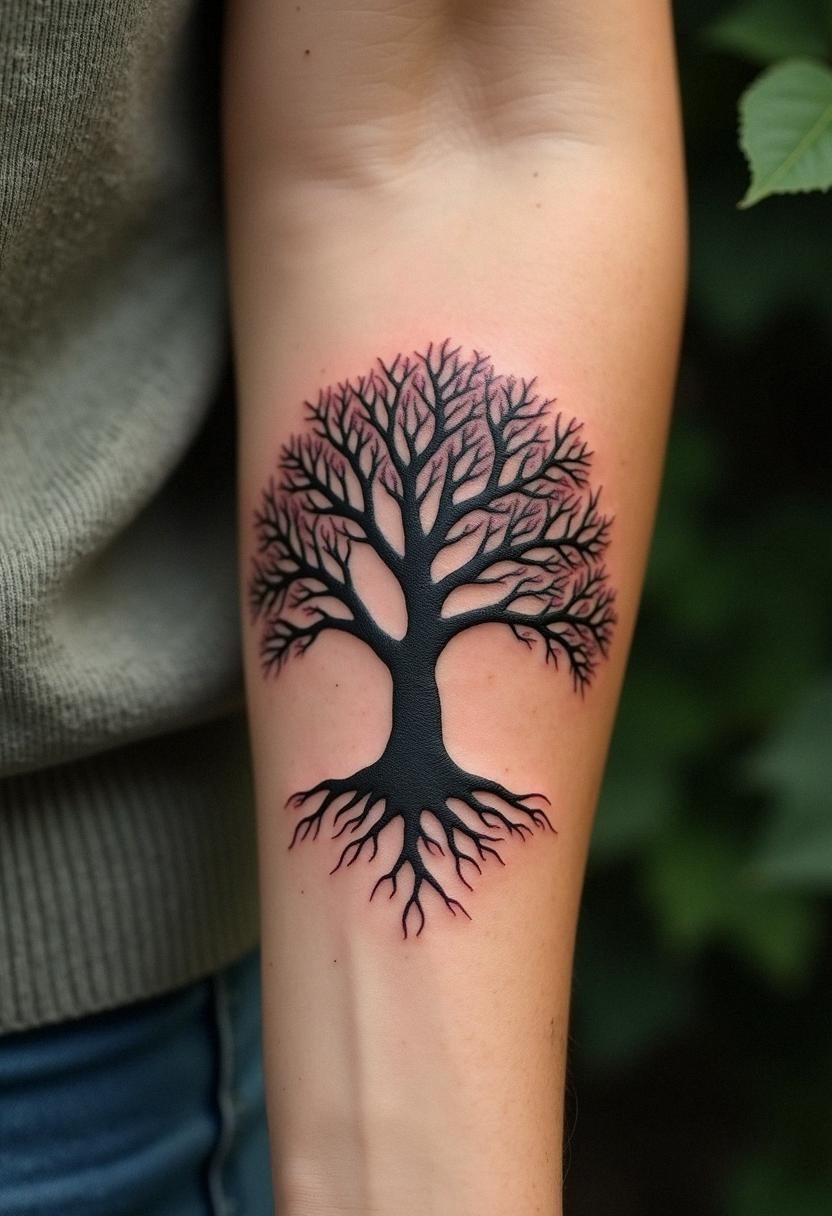 family tree tattoo