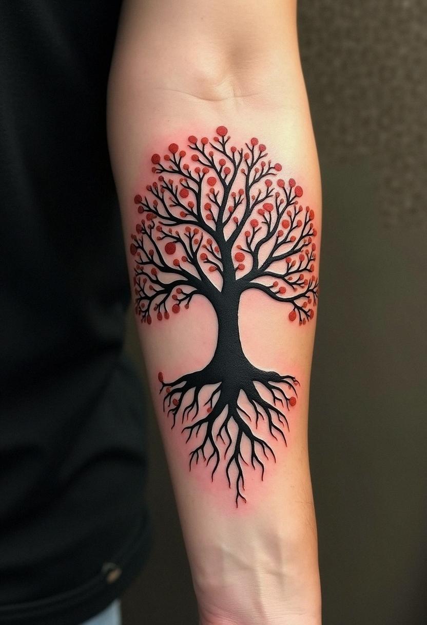 family tree tattoo