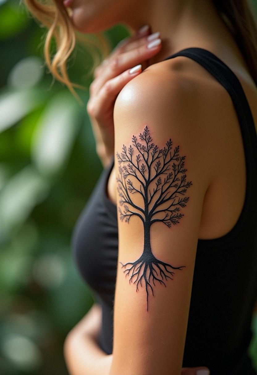 family tree tattoo