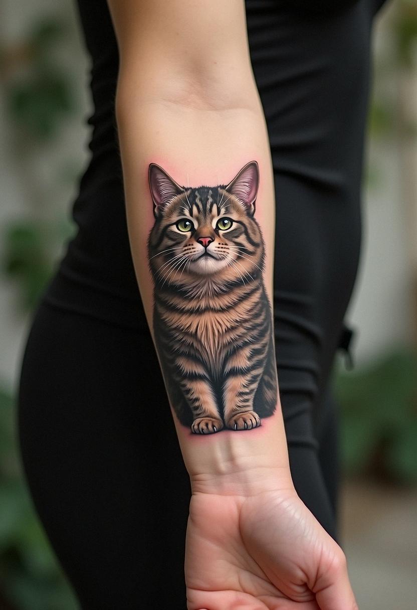 fat cat tattoo