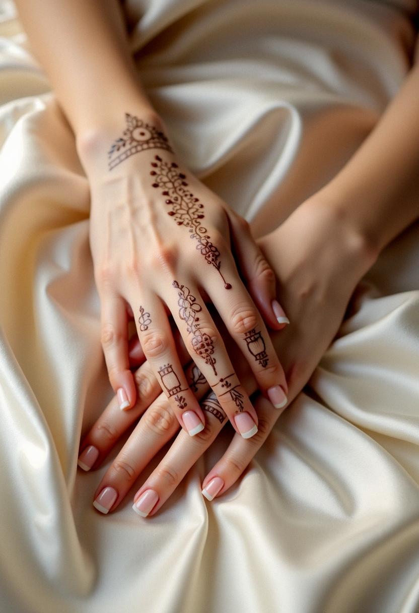 female hand tattoos