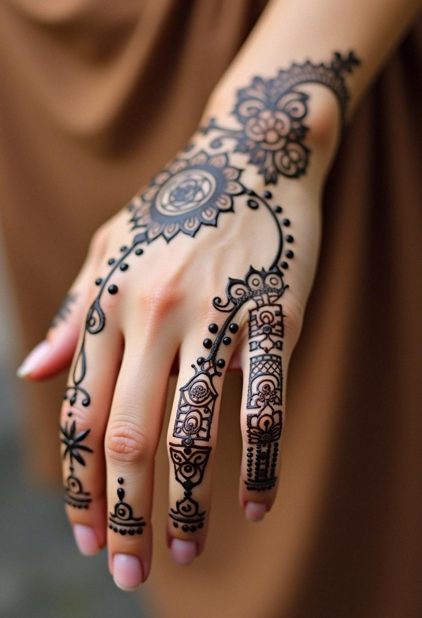 female hand tattoos