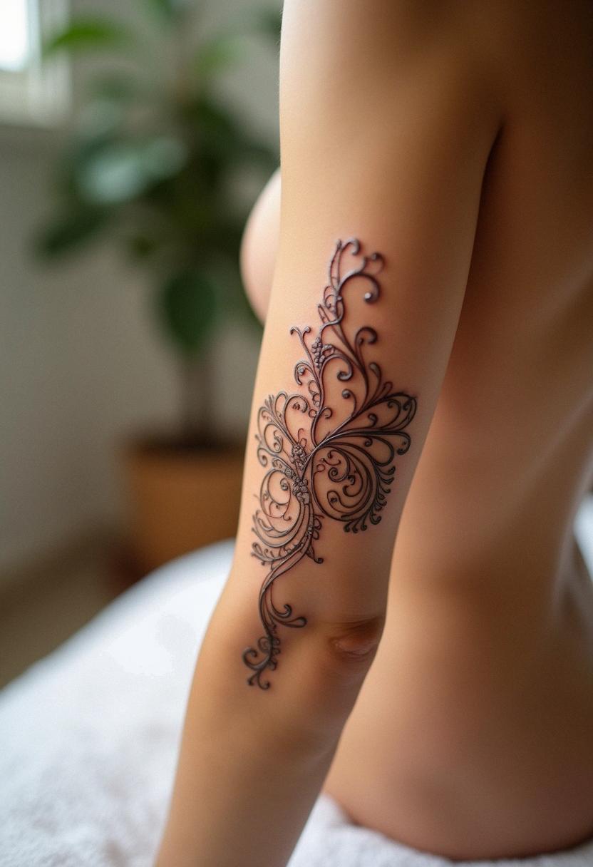 filigree tattoo