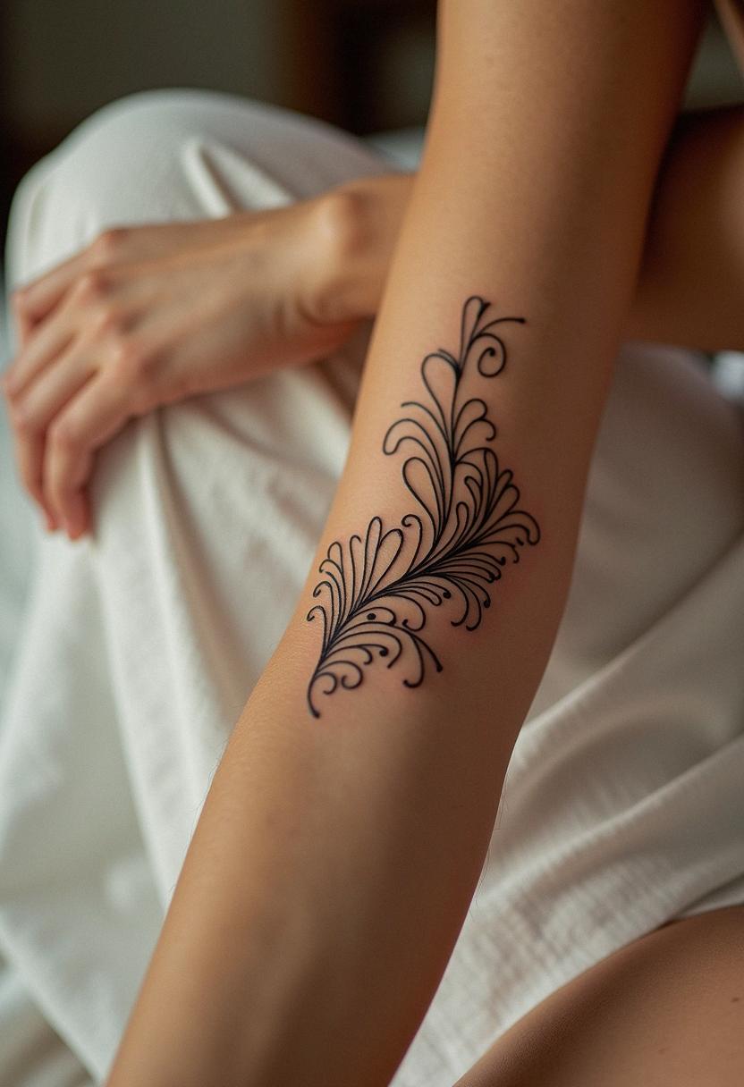 filigree tattoo