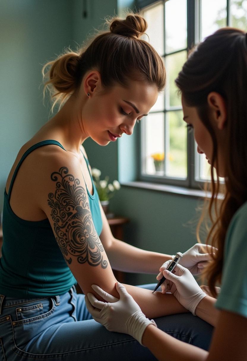 filigree tattoo