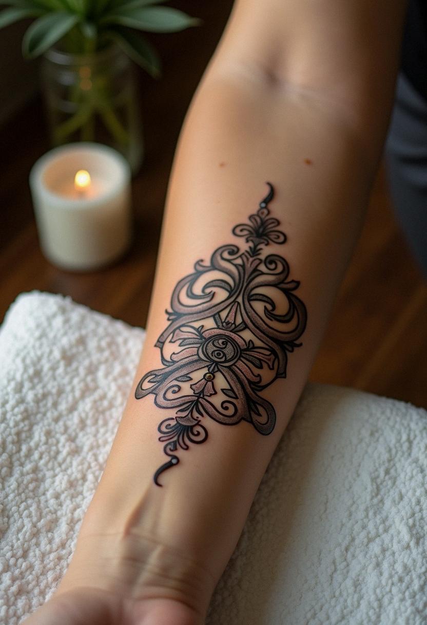 filigree tattoo
