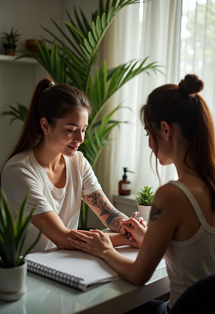 fine line tattoos