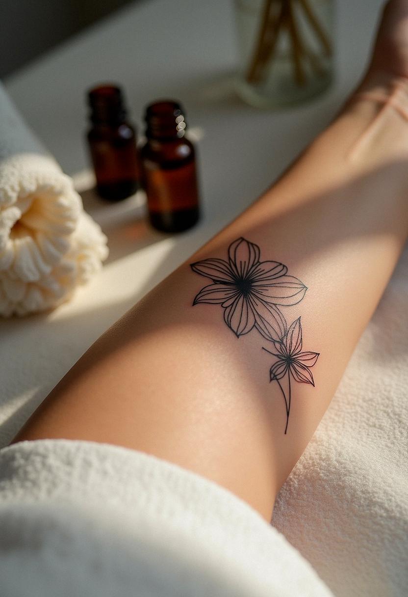 fine line tattoos