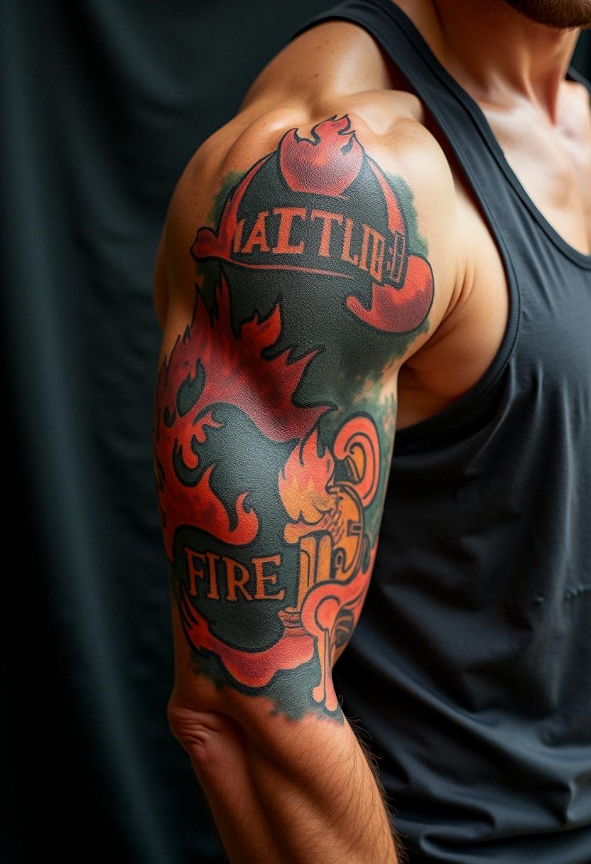 firefighter tattoos