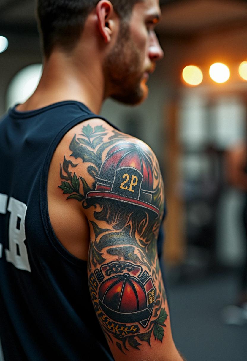 firefighter tattoos