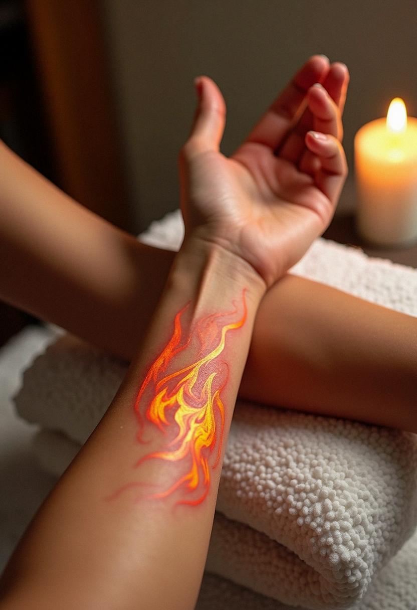 flame tattoo
