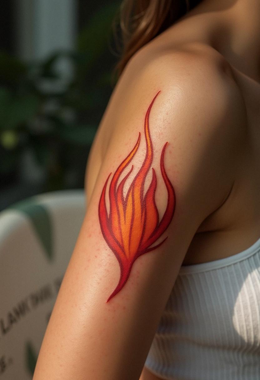 flame tattoo