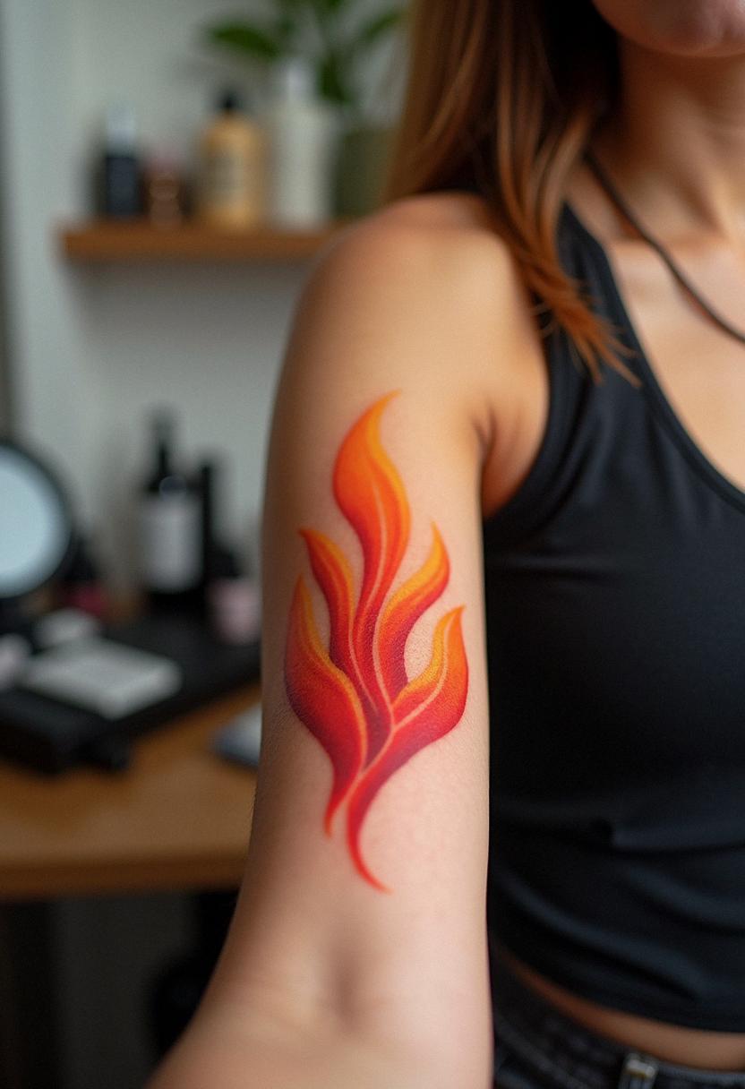 flame tattoos