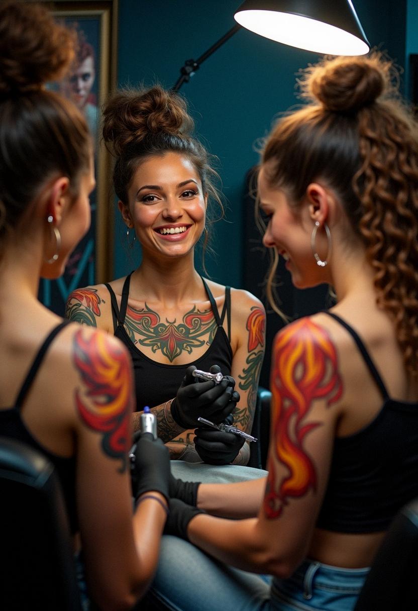 flame tattoos