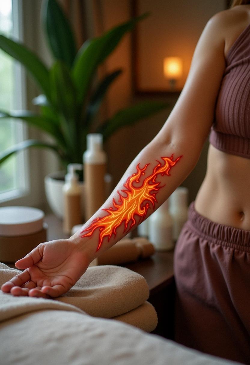 flame tattoos