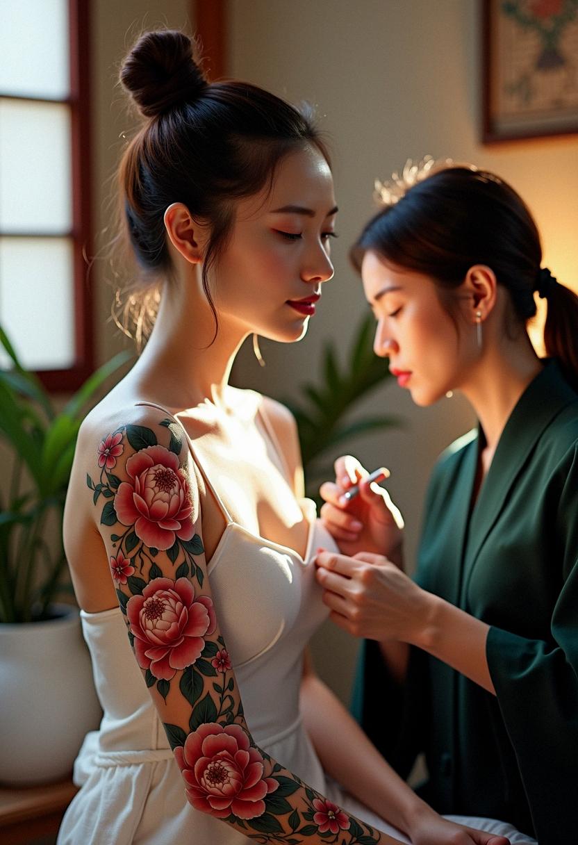 flower japanese tattoo
