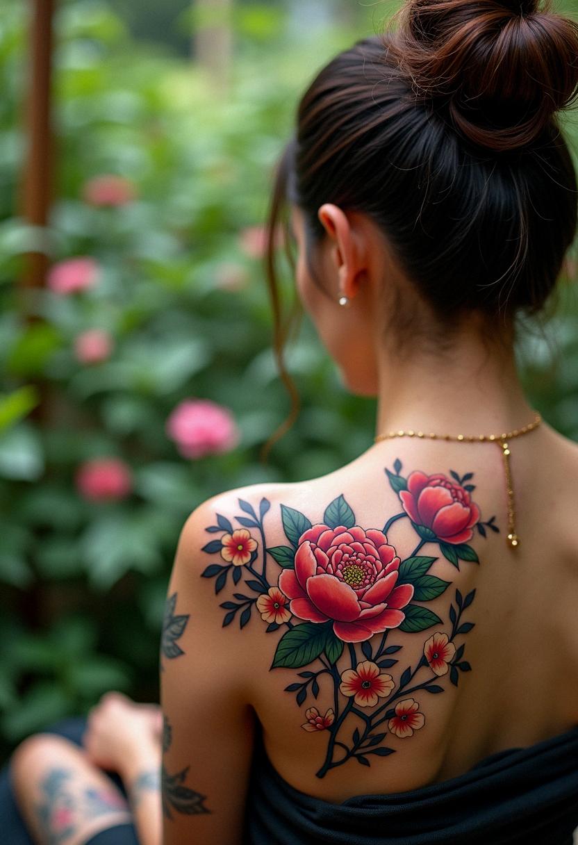 flower japanese tattoo