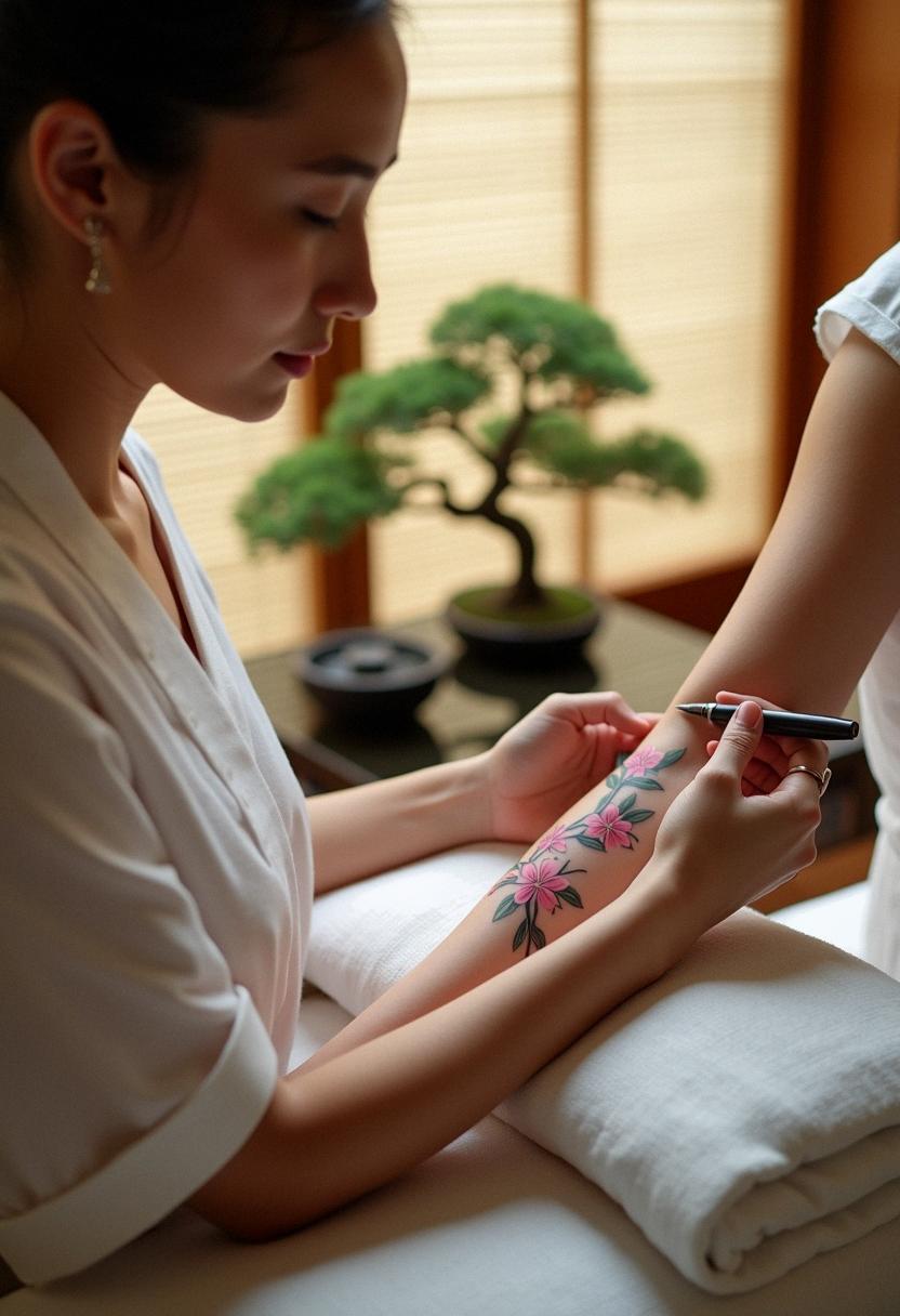 flower japanese tattoo
