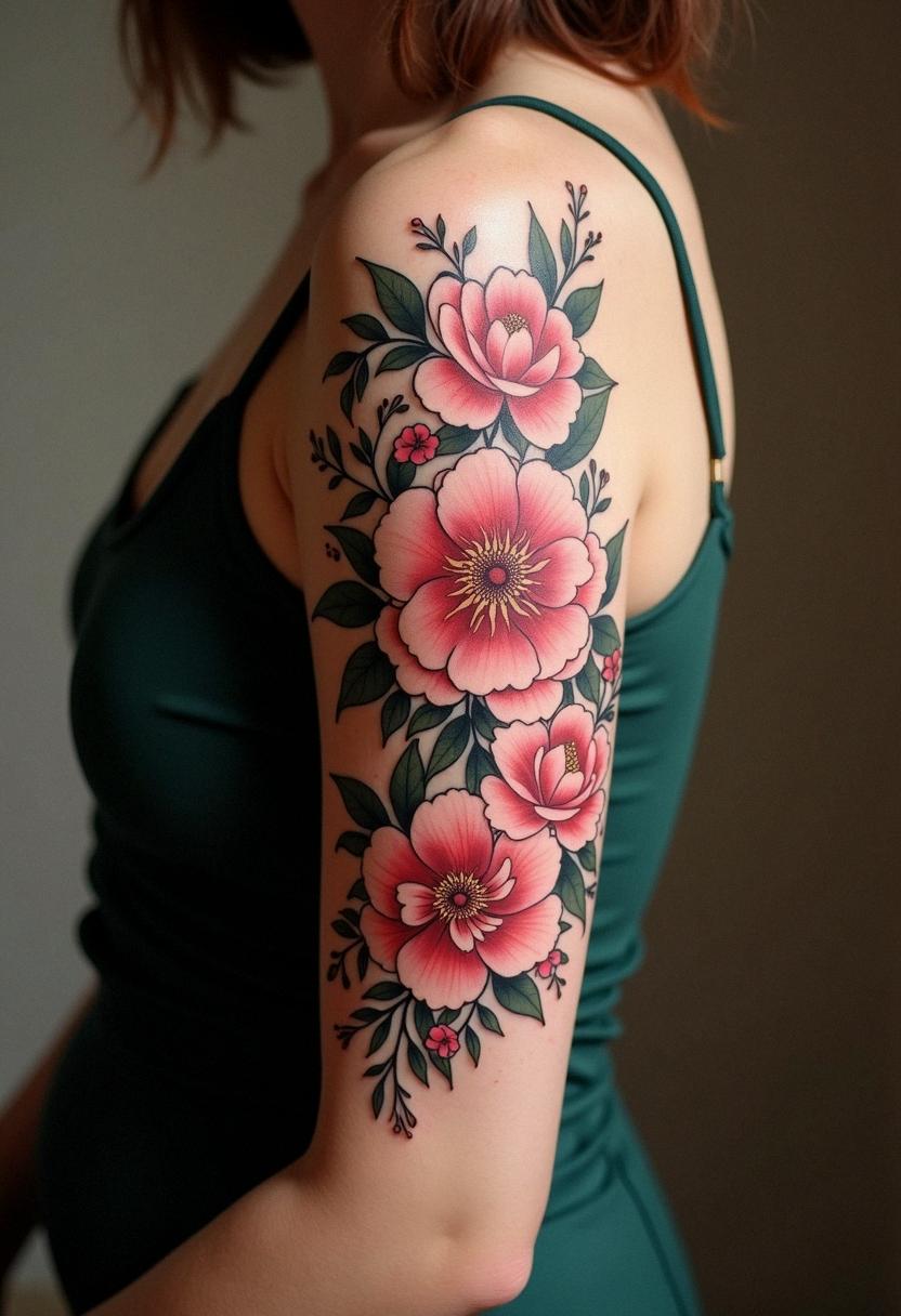 flower japanese tattoo