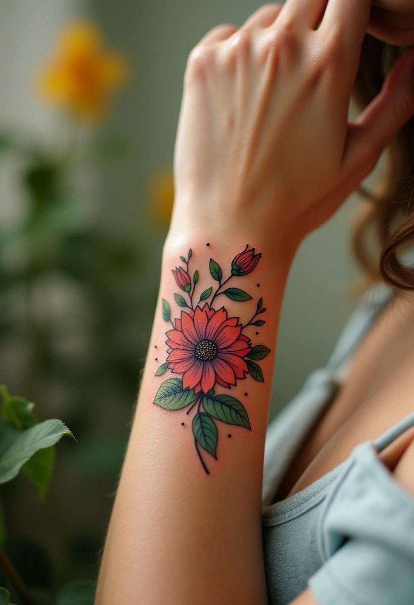 flower tattoo