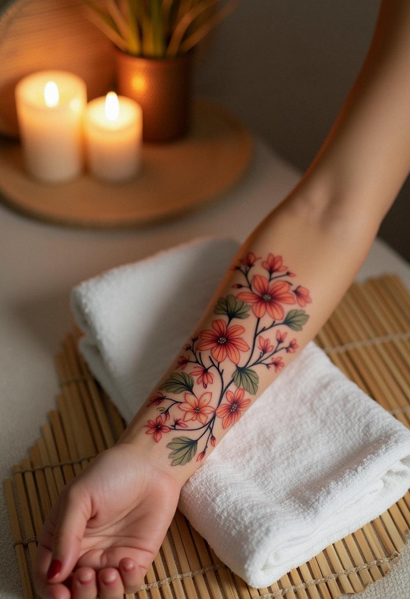 flower tattoo
