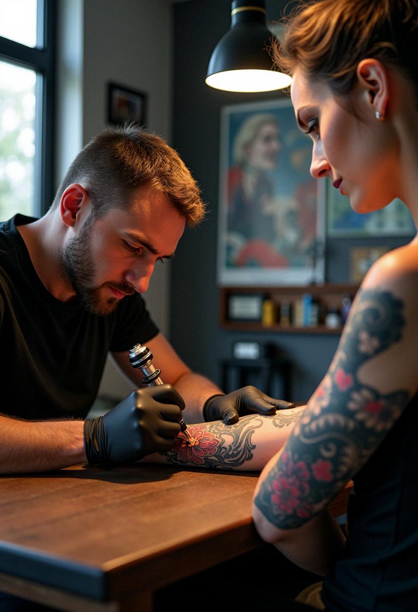 foo dog tattoo