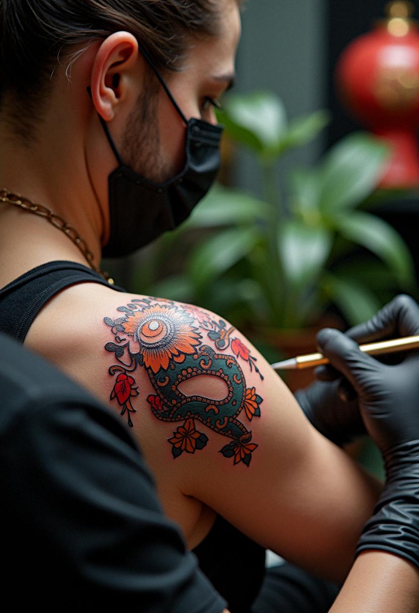 foo dog tattoo