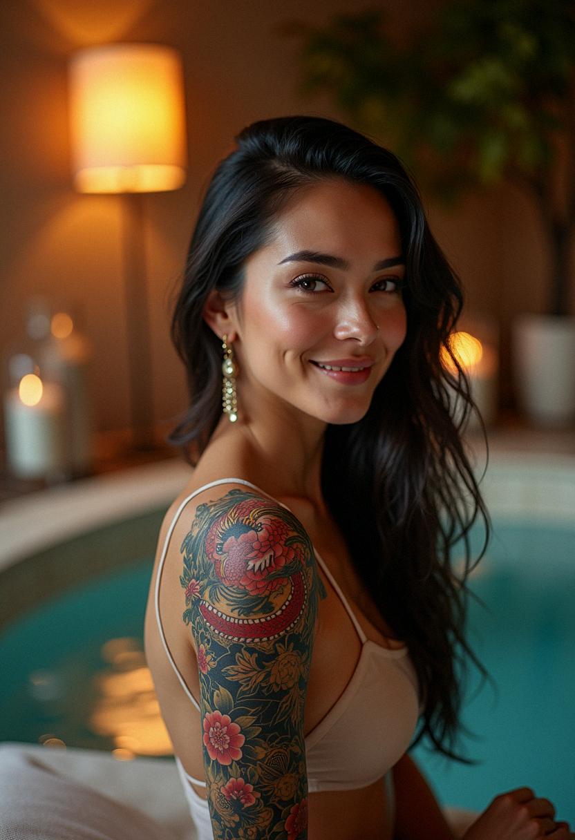 foo dog tattoo