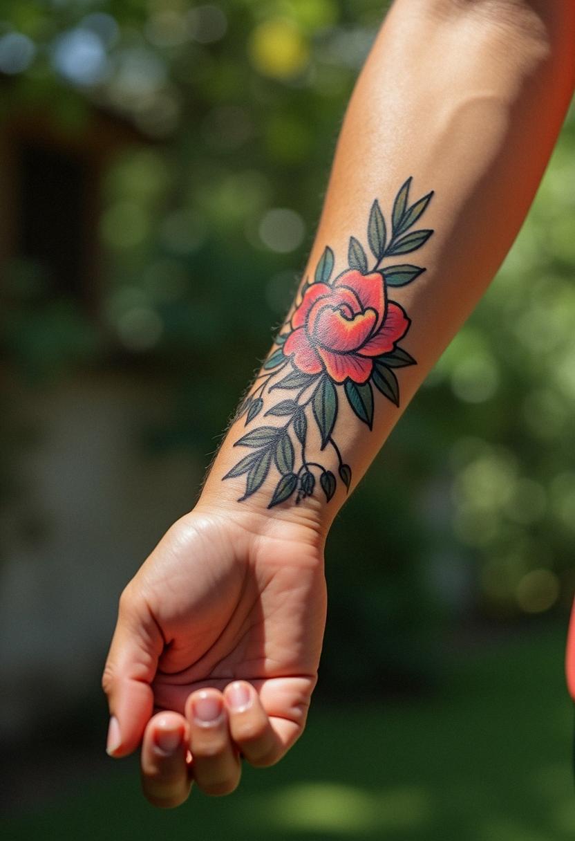 forearm male tattoo